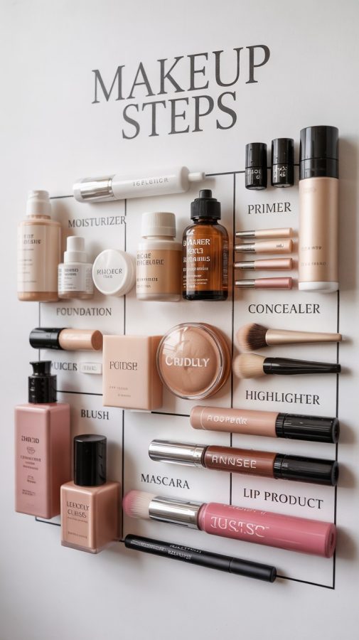 Complete Makeup Steps Guide: Beginner Makeup Routine Order
