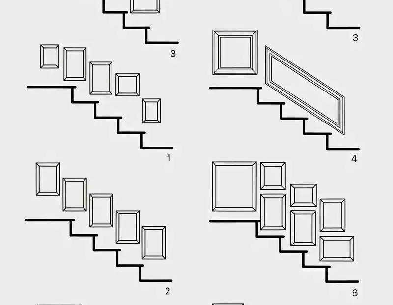 8 Staircase Gallery Wall Arrangements: Simple Layouts for Your Hallway