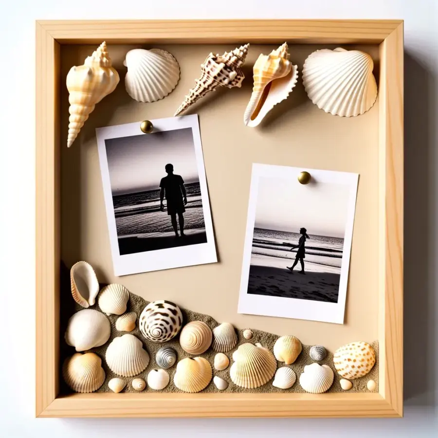 Seashell Shadow Box Display Mistake to Avoid | Coastal Wall Art with Photos