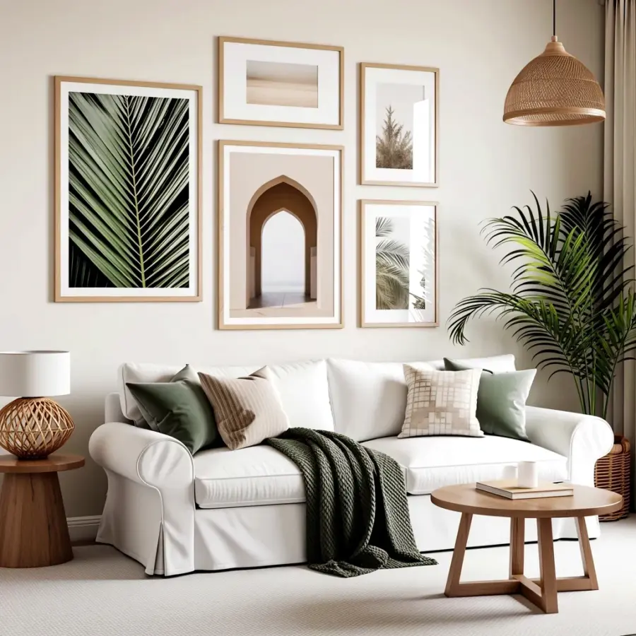 Quirky Room Shapes & Bold Accent Walls: A Terrace House Tour with Statement Wall Art