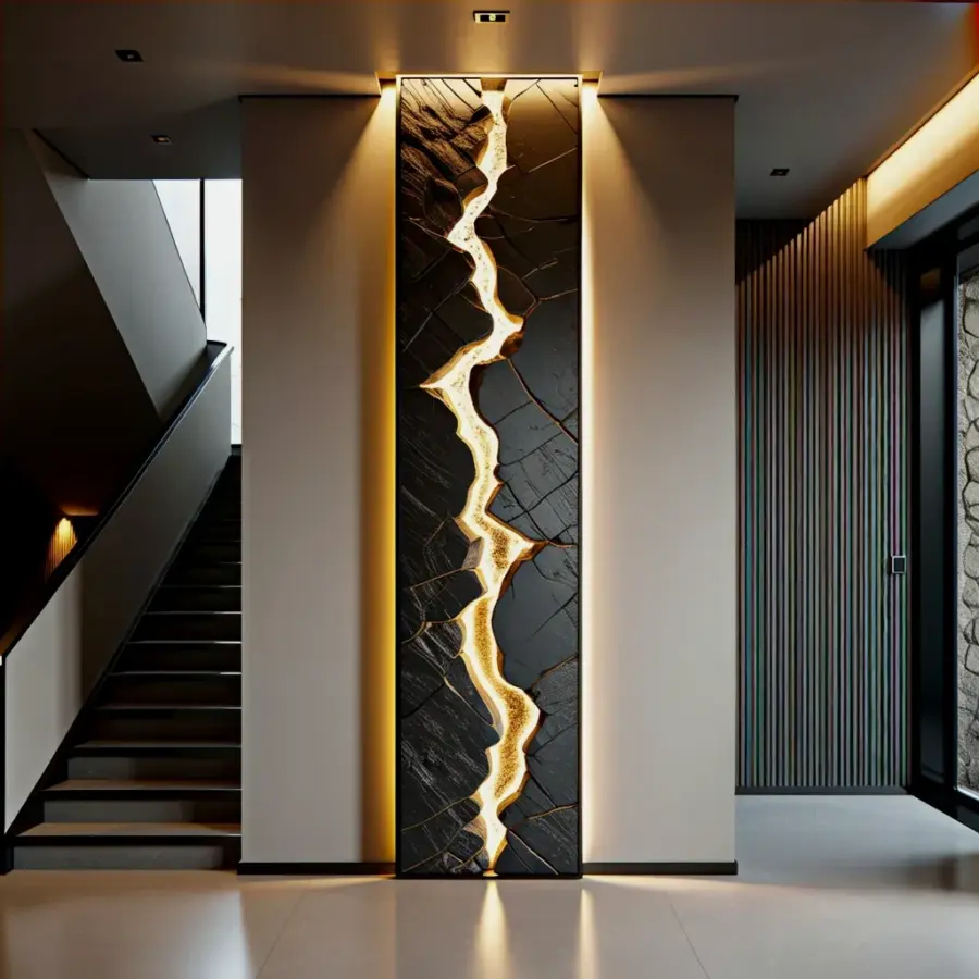 Extra Large 3D Wood Wall Art for a Cozy Minimalist Living Room | Modern Statement Piece