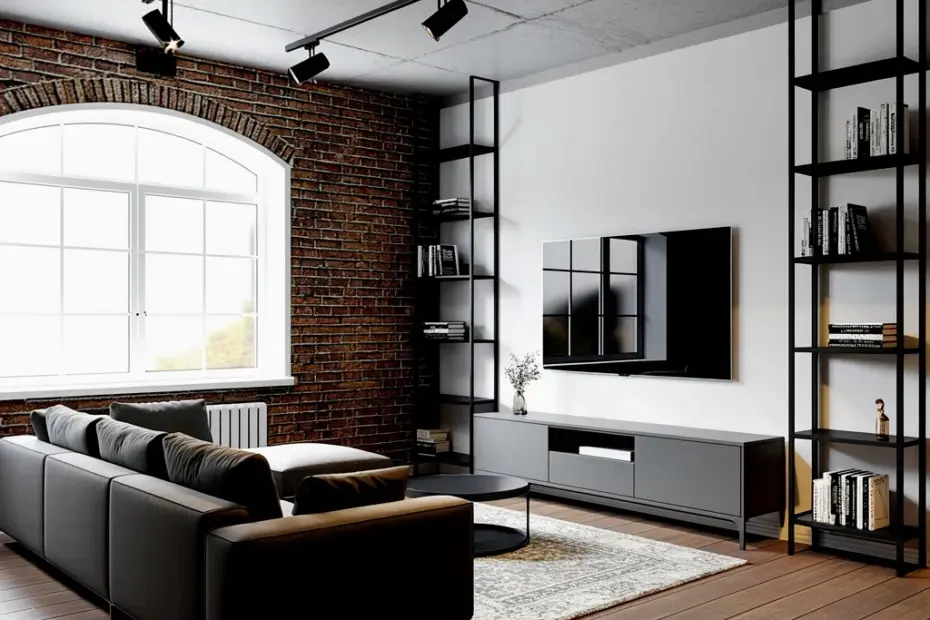 Modern TV Wall Design with LED Lighting - Minimalist Living Room Before & After